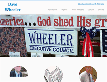 Tablet Screenshot of davewheeler.org